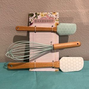 BAKESHOP spatula & whisk set